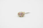Pink Stone Adjustable Costume Jewelry Ring