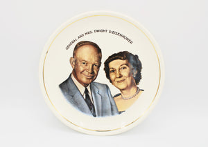 T & J Pottery Dwight D. Eisenhower Decorative Plate