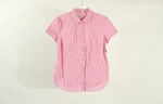 Croft&Barrow Pink Striped button Down Shirt | Size L