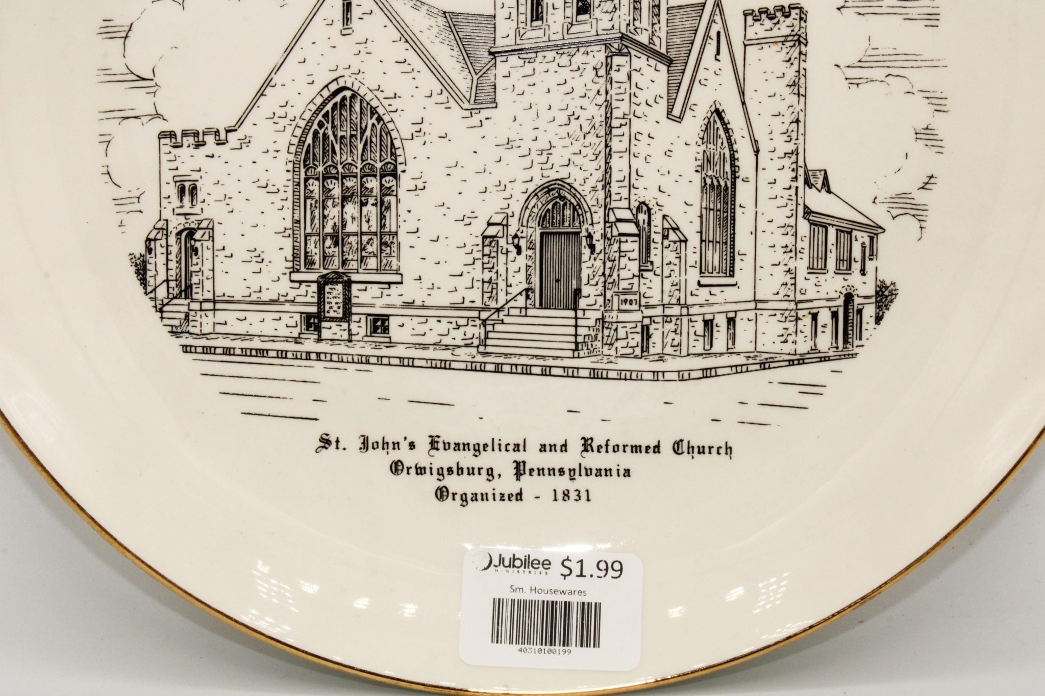 St. John's Evangelical Church, Orwigsburg, PA Dish