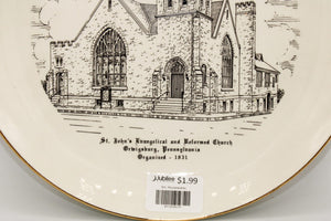 St. John's Evangelical Church, Orwigsburg, PA Dish