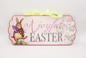 NEW A Joyful Easter Sign