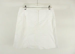 H&M White Khaki Skirt | Size 12