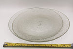 Two Textured Glass Plates