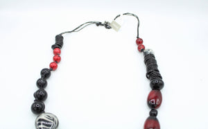 NEW Chico's Red & Black Necklace