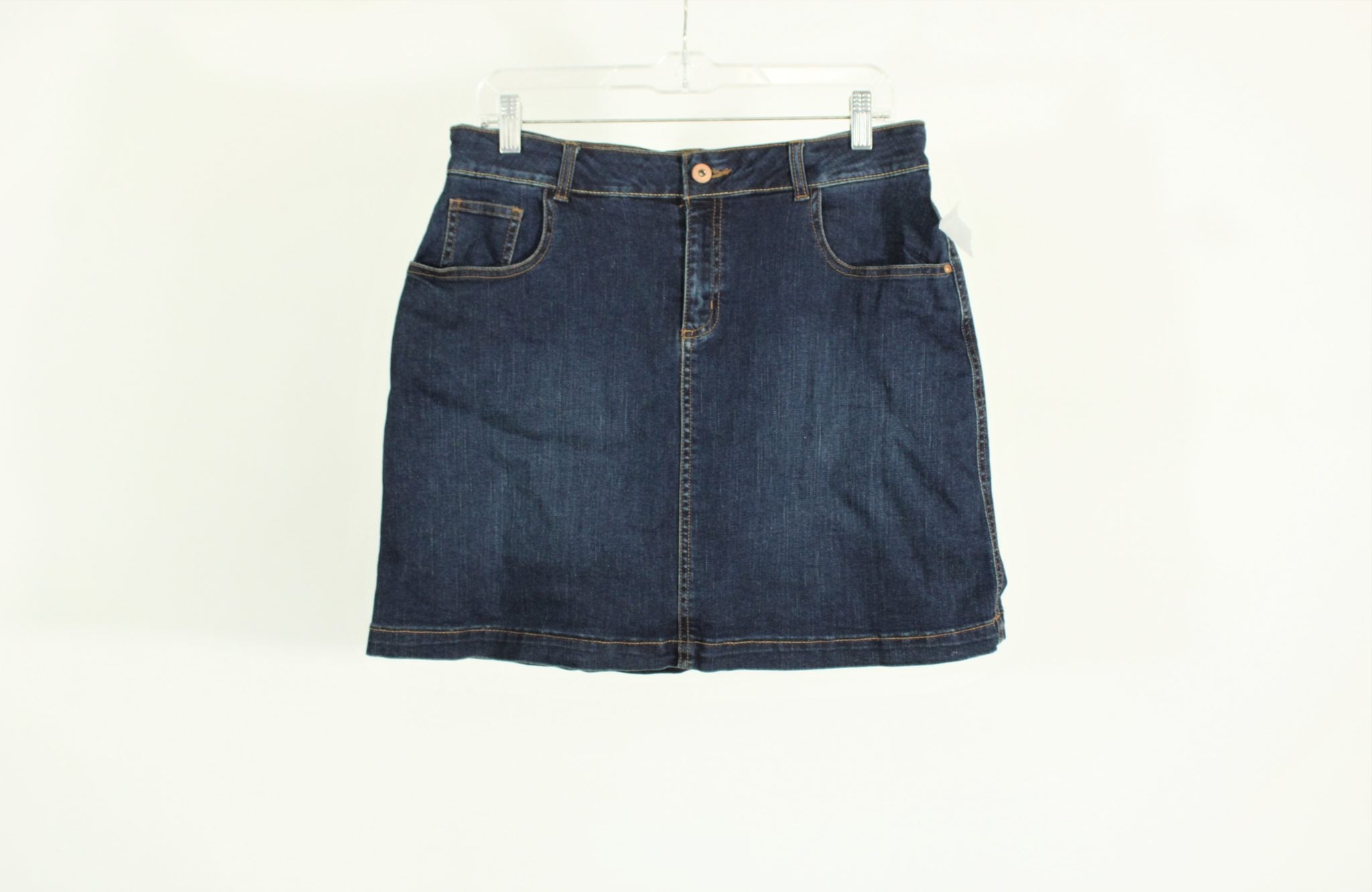 Faded Glory Denim Skirt W/ Built In Shorts | Size 10