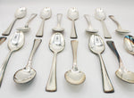 Vintage Victor S Co. Silver Overlay Spoon Set | 16 Pieces