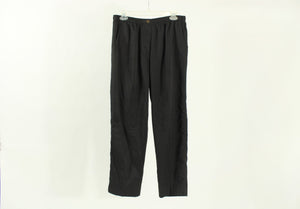 Alia High Rise Black Polyester Pants | Size 12 Petite