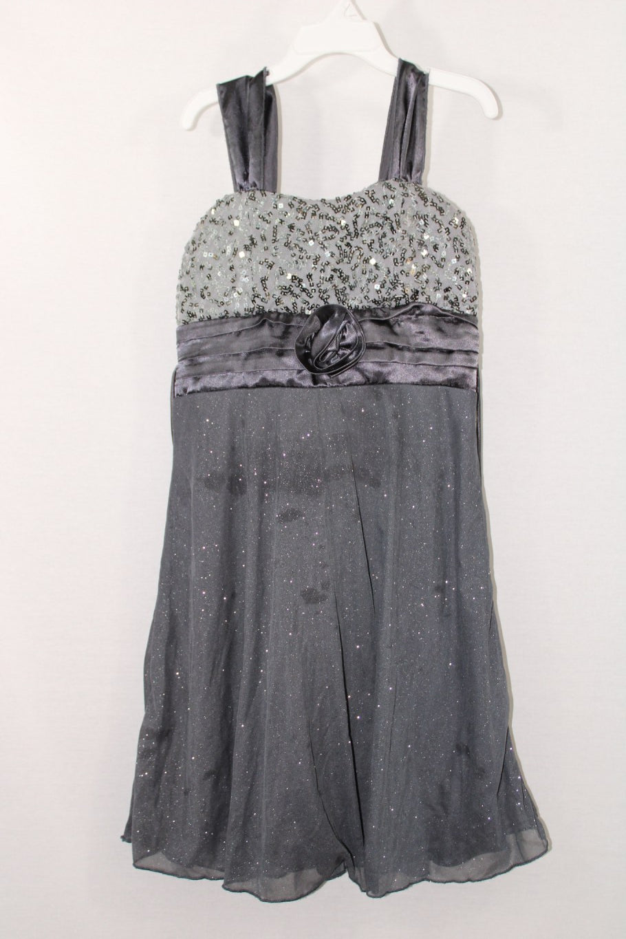 Gray Sequined Dress | Size 10