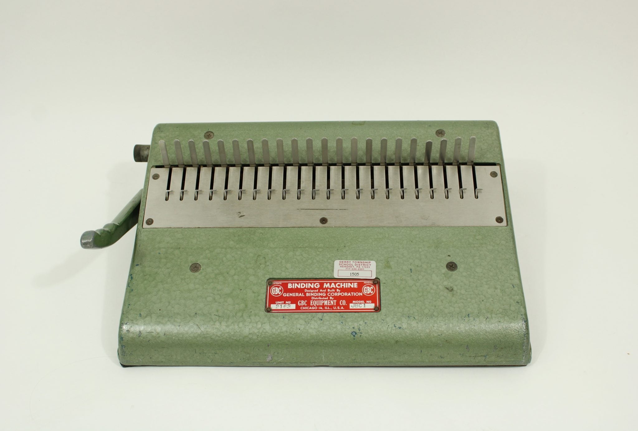 Vintage GBC Binding Machine Manual Office Equipment