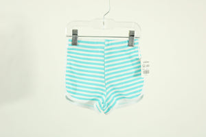 Sweetheart Rose Blue Striped Shorts | Size 2