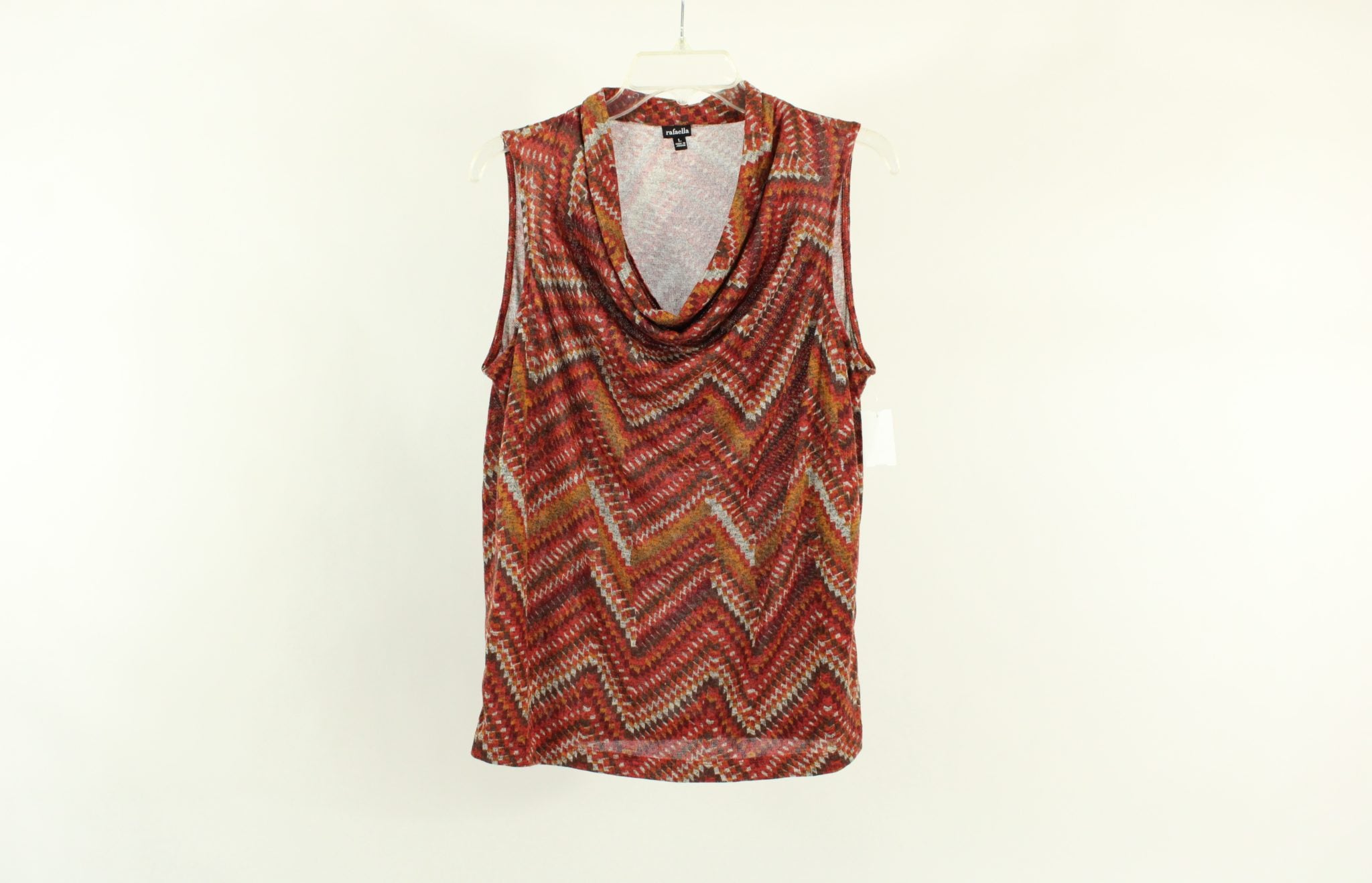 Rafaella Knit Patterned Top | Size L