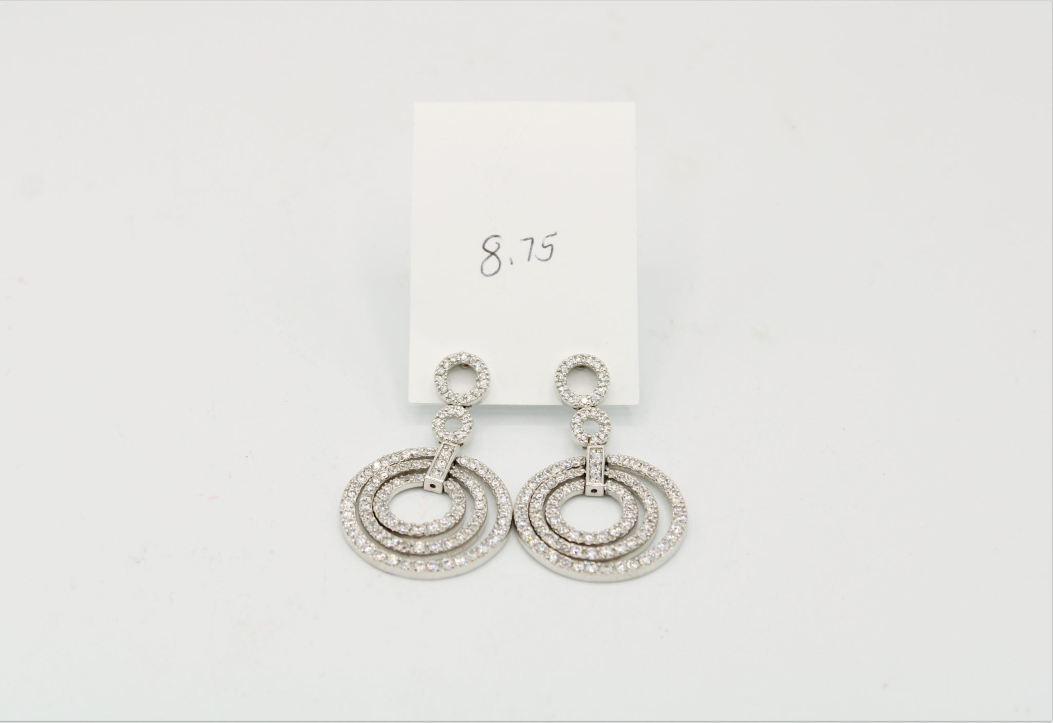 Round Dangling Earring Pair