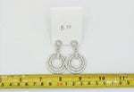 Round Dangling Earring Pair
