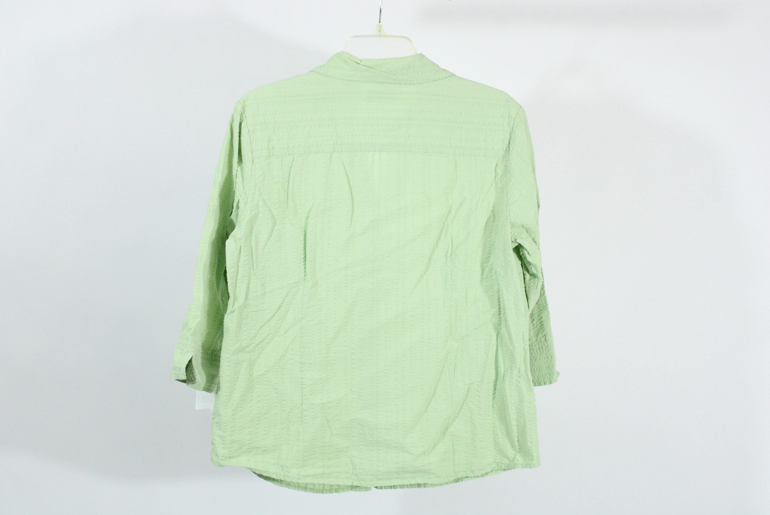 Preswick & Moore Green Textured Button Down Shirt | Size L