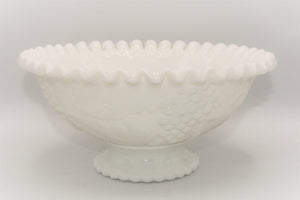 Vintage White Fruit Bowl