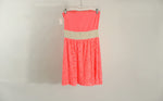 NEW Rue 21 Neon Pink Lace Bandeau Dress | Size M