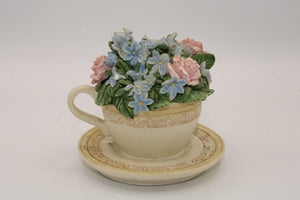 Flower Teacup Knick Knack