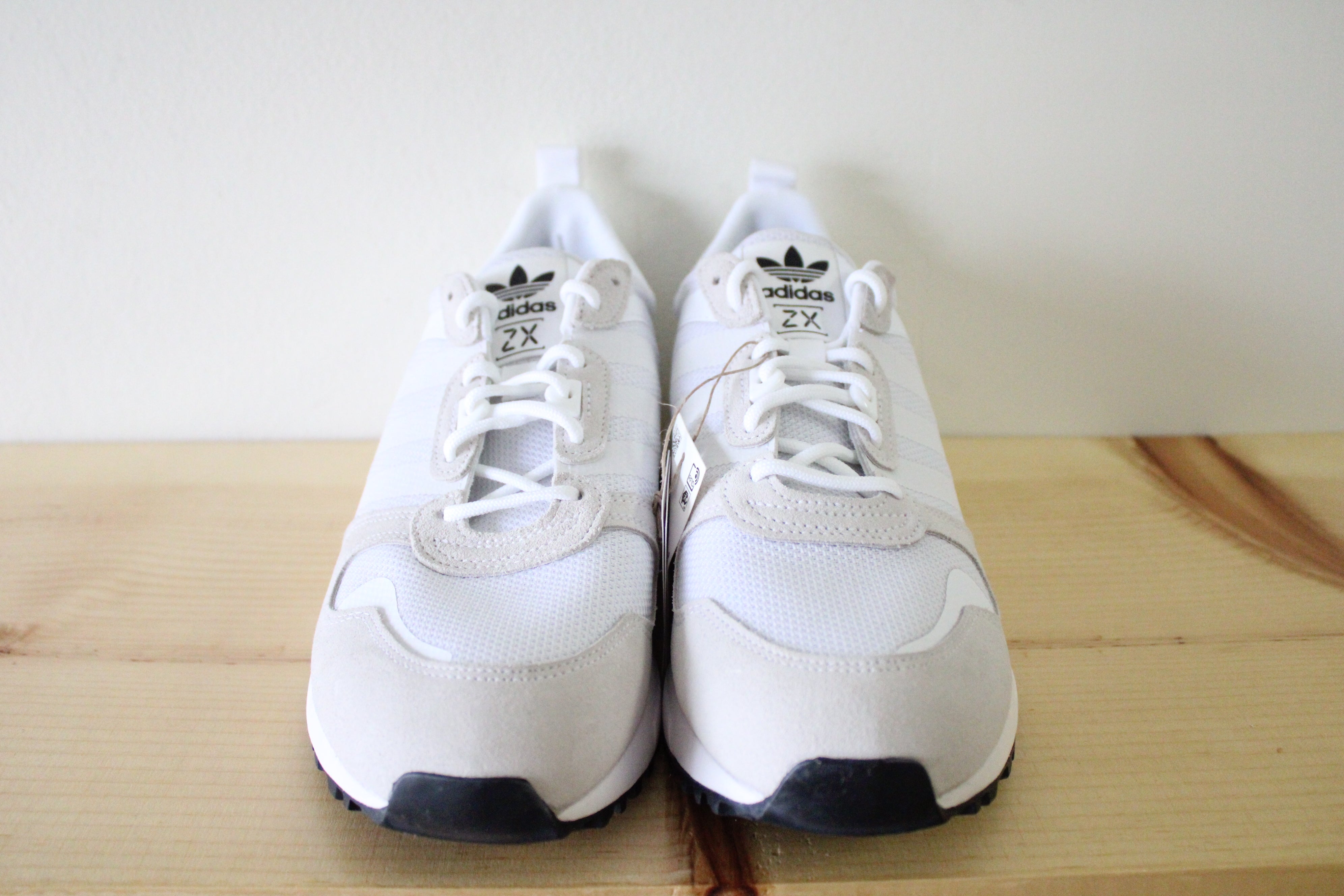 NEW Adidas Originals ZX White Sneakers | Size 9 1/2 Men's – Jubilee Thrift