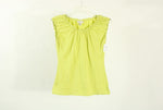 Ann Taylor LOFT Green Cinched Sleeve Top | Size M Petite