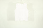 White Stag White Polka Dot Shirt | Size XXL