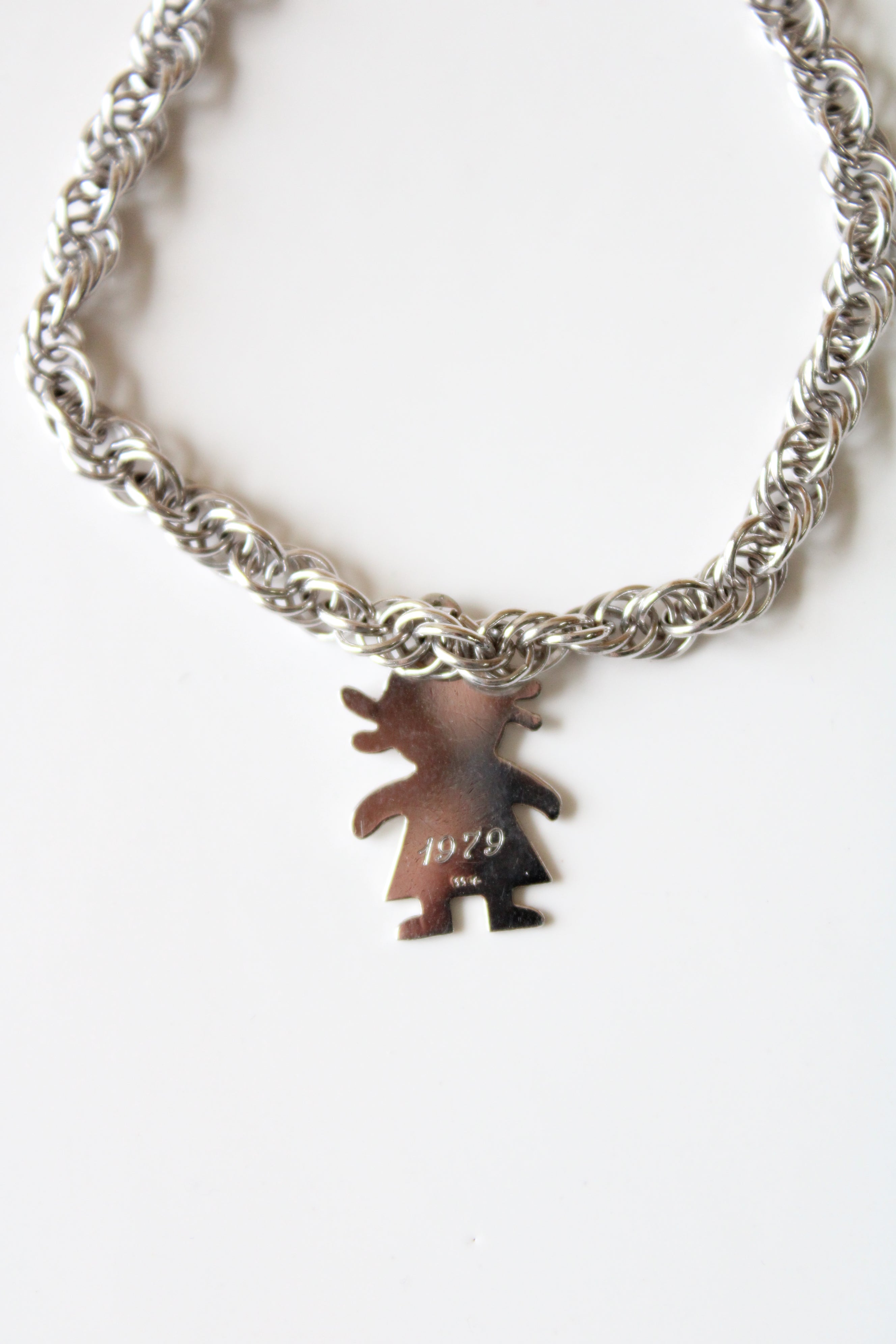 "Baby" 1979 Sterling Chain Bracelet