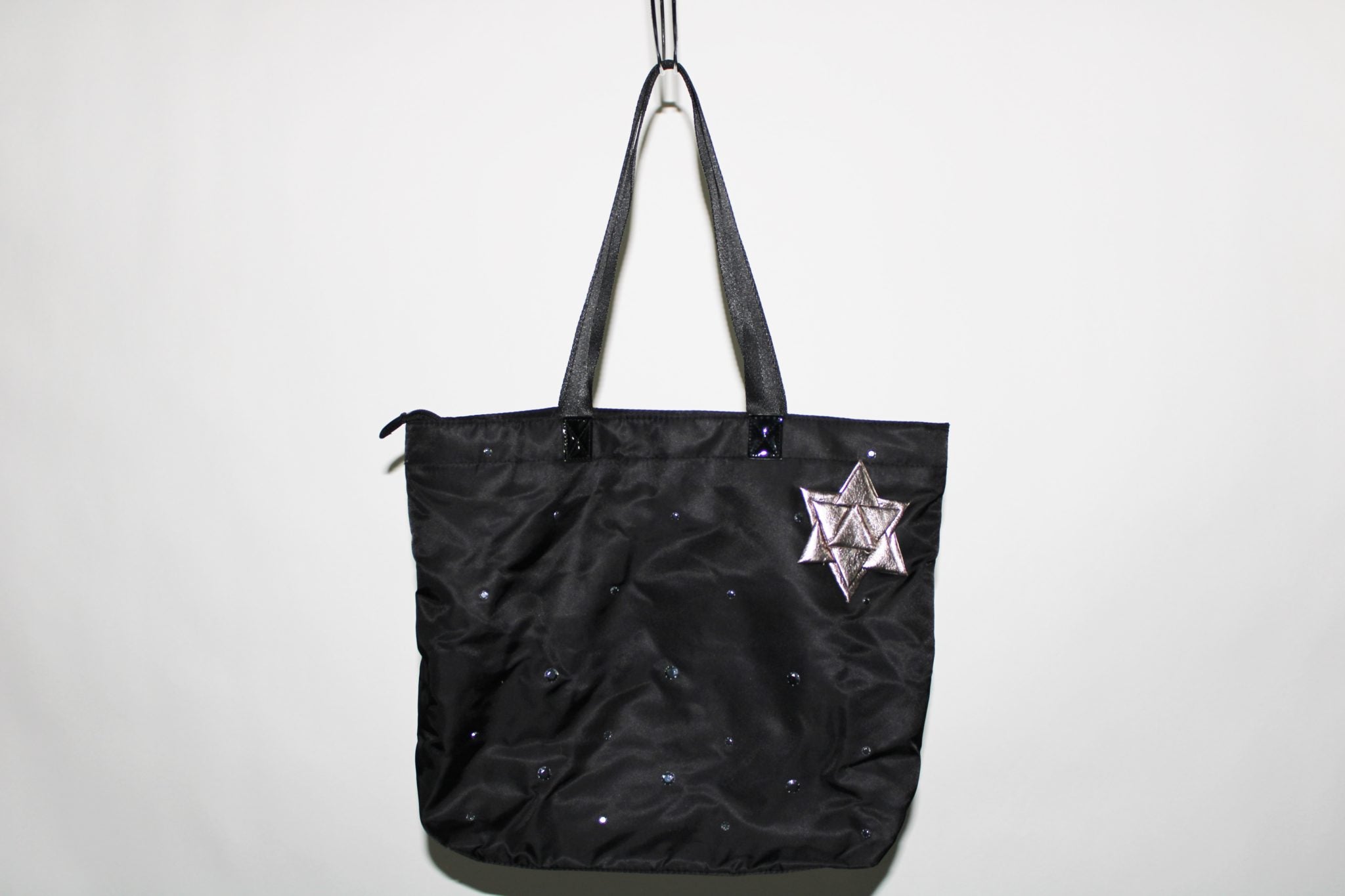 Bath & Body Works Black Zippered Bag | Size 13"H x 16"W