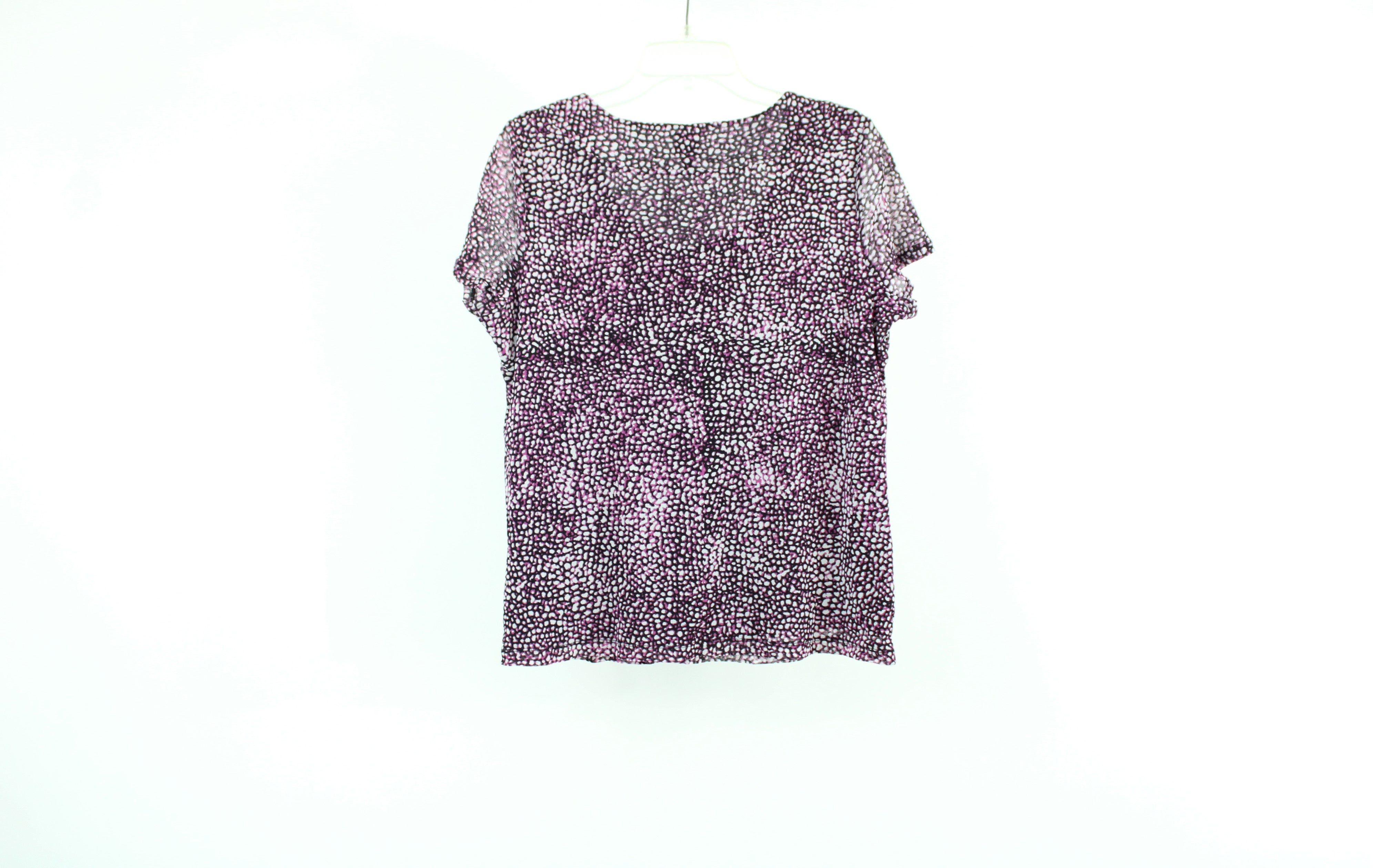 212 Collection Purple & Black Top | XL