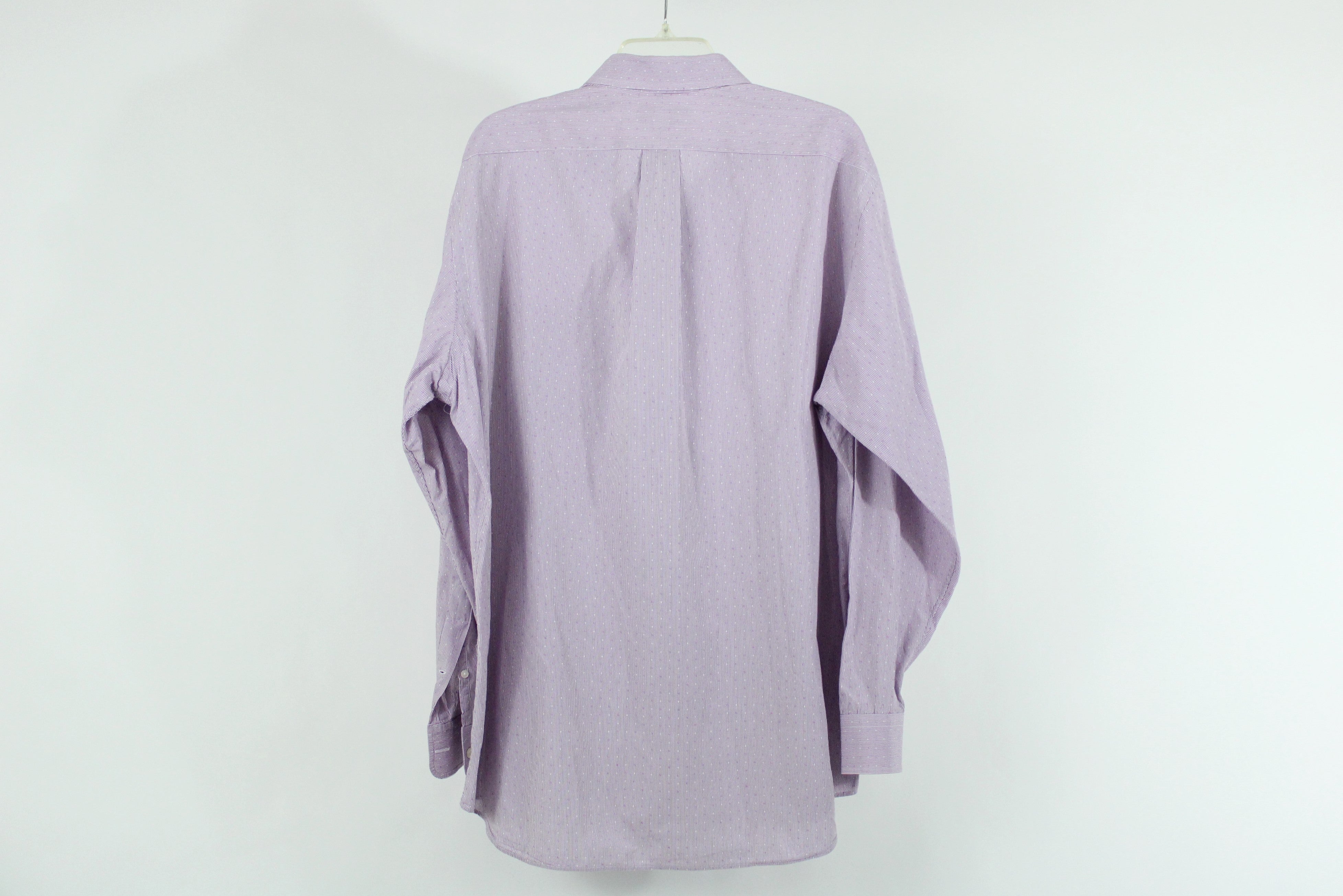 Paul Fredrick Purple Patterned Button Down Shirt | 17-35