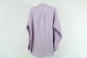 Paul Fredrick Purple Patterned Button Down Shirt | 17-35