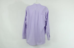 Paul Fredrick Purple Plaid Shirt | 17-35