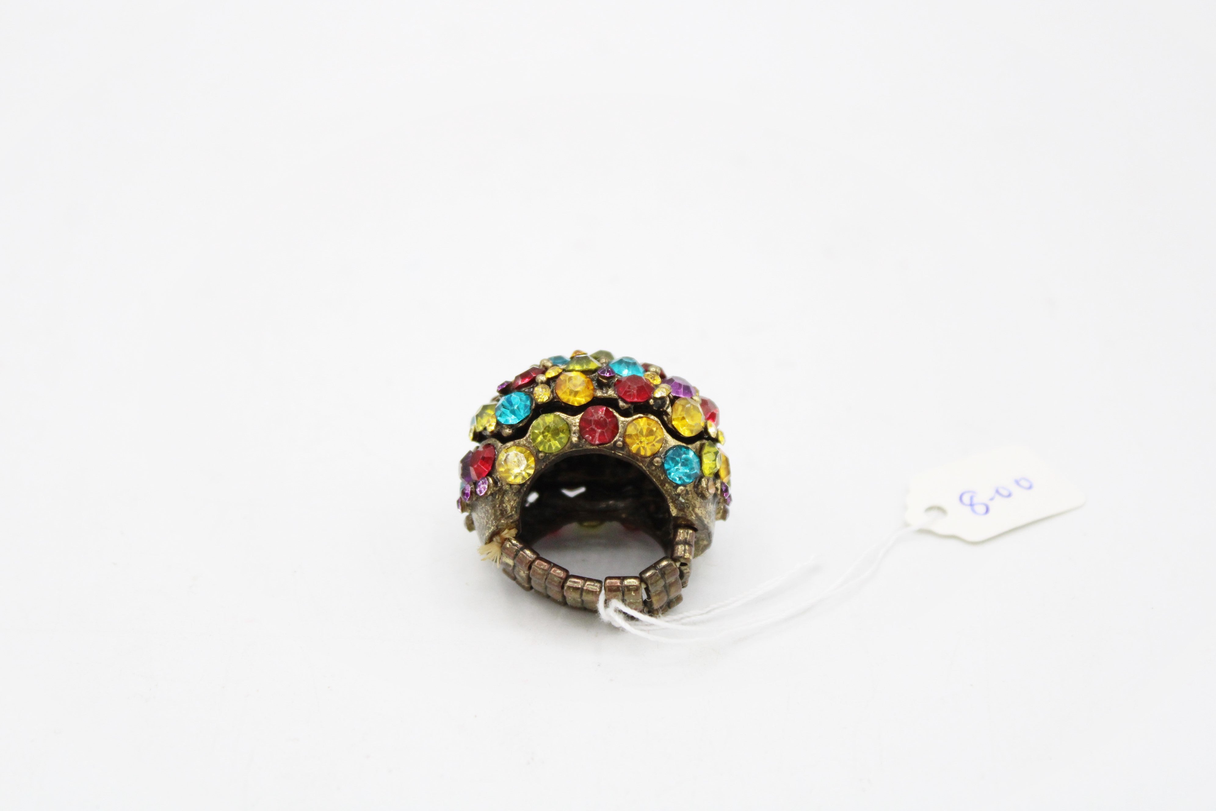 Colorful Rhinestone Ring | Adjustable