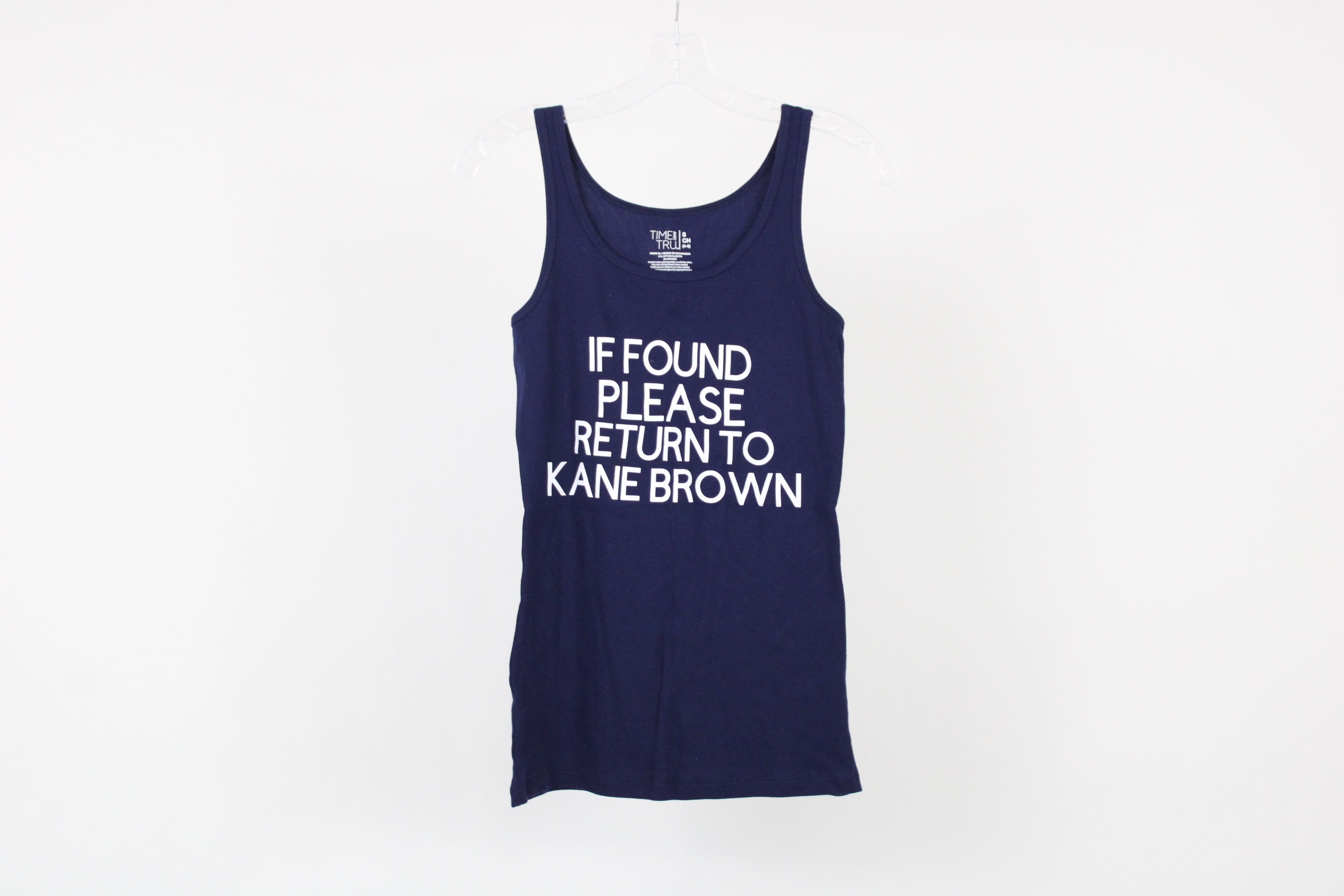Time And Tru Kane Brown Blue Tank | S