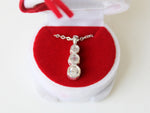 Genuine Cubic Zirconia Snowman Box Necklace