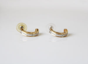 Gold Half Hoop Earrings