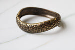Lia Sophia Snakeskin Bronze Bangle Bracelet