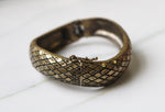 Lia Sophia Snakeskin Bronze Bangle Bracelet