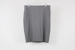 Old Navy Stretch Gray Pinstripe Skirt | 14