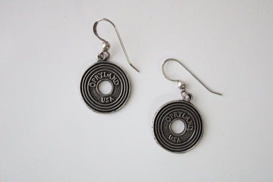 Opryland USA Silver Round Earrings