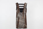 Charlotte Russe Leopard Print Dress | L