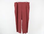 Alfred Dunner Dusty Rose Suede Finish Pants | 24W