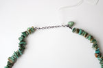 Green Blue Puka Shell Necklace