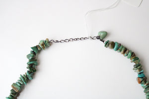 Green Blue Puka Shell Necklace