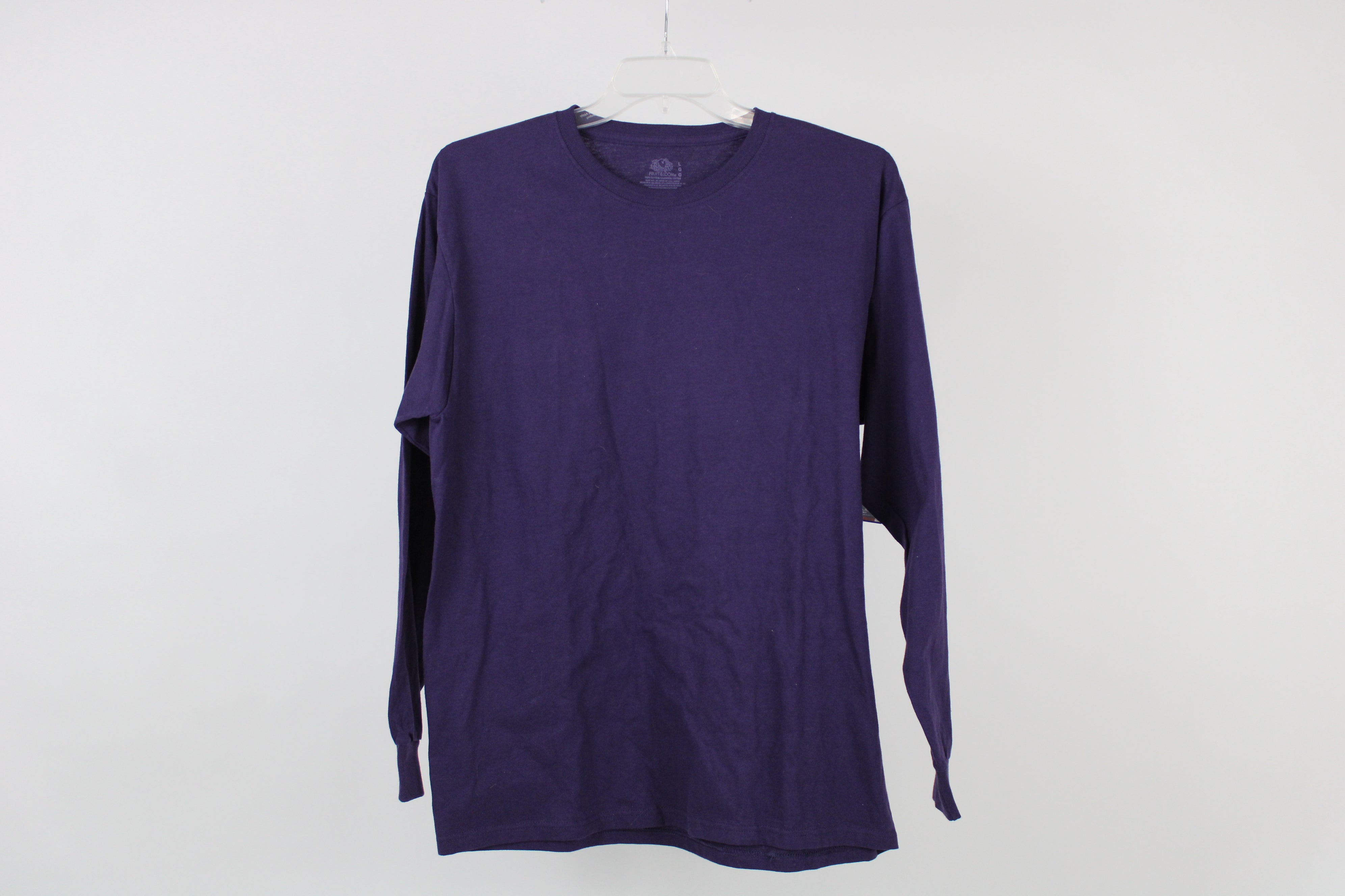 Fruit Of The Loom Purple Shirt | L