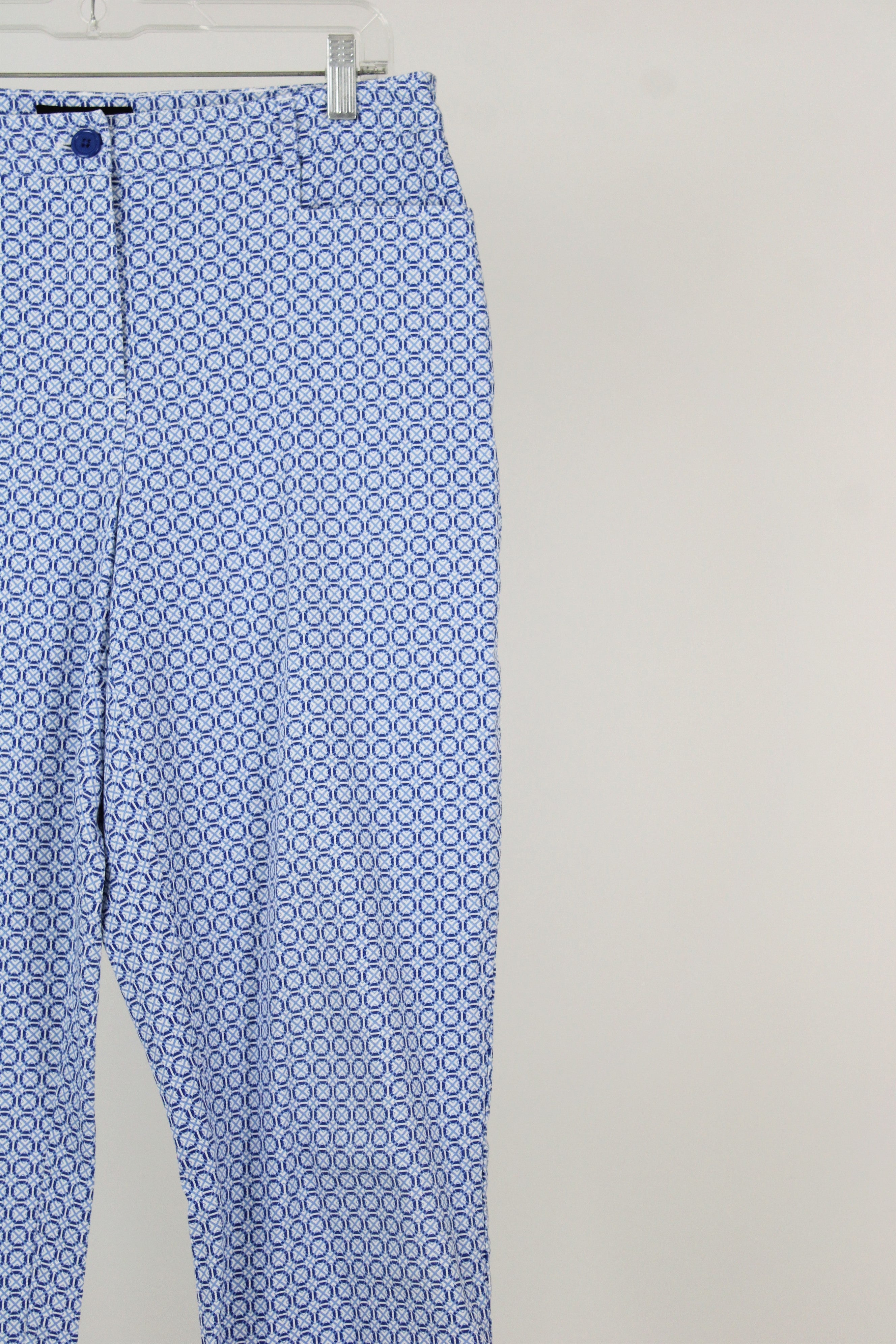 Counterparts Blue Patterned Capri Pants | 10