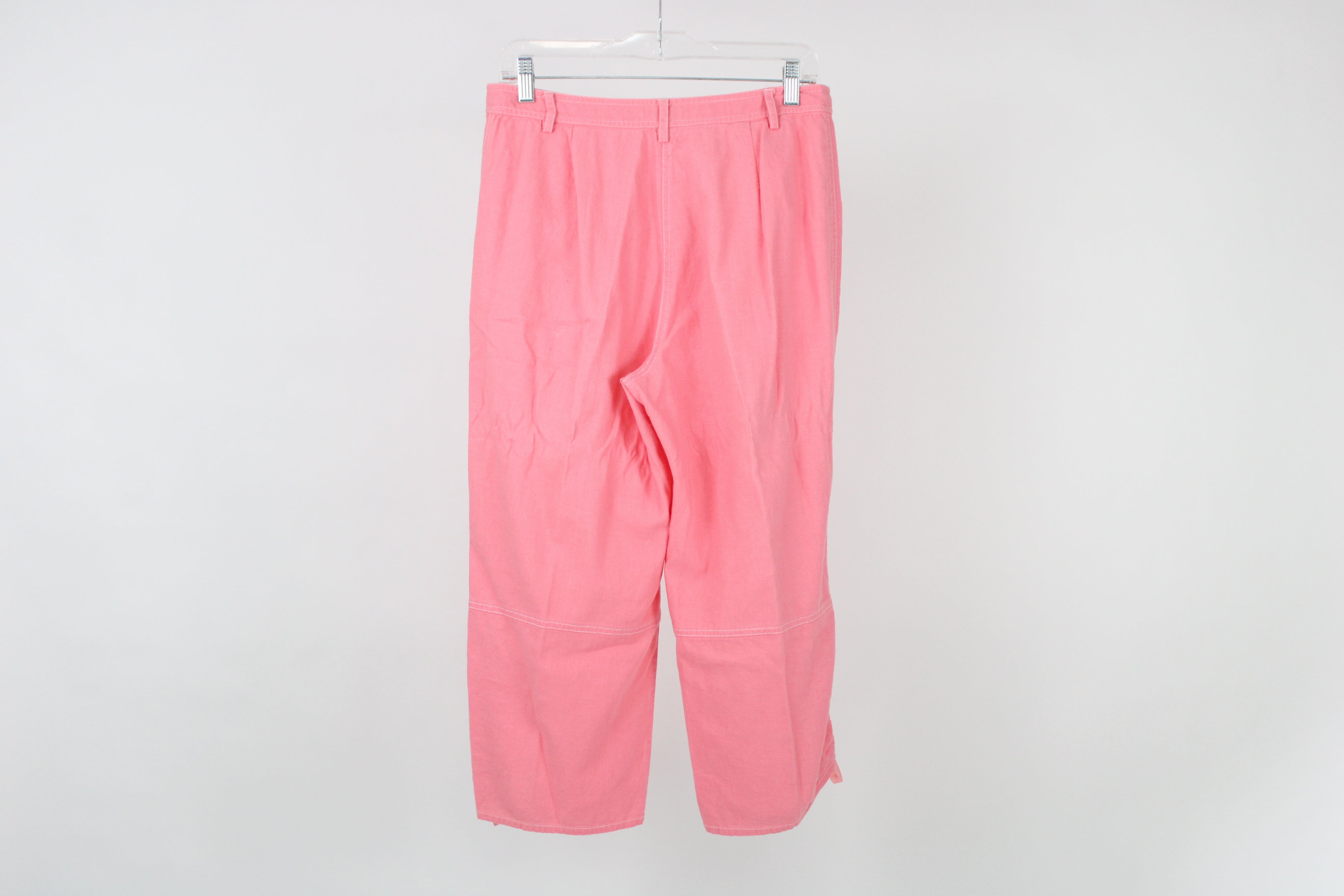 Christopher & Banks Pink Linen Blend Capri Pants | 10