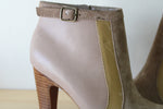 Seychelles Leather & Suede Heeled Boots | Size 6.5