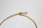 Pink & Blue Ombre Gold Chain Necklace