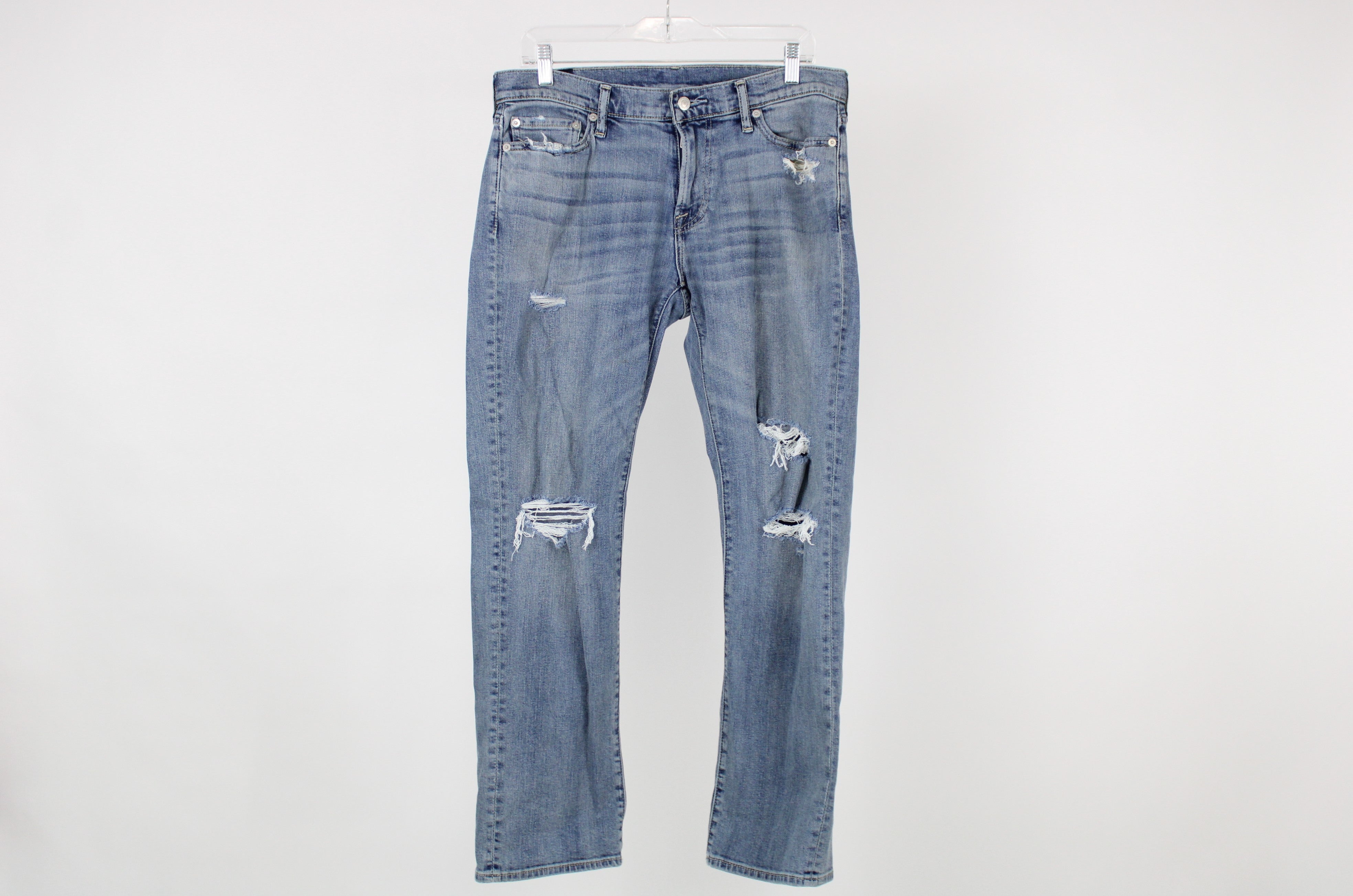 Abercrombie & Fitch Kennan Straight Distressed Jeans | 30X30