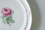 Taylor Smith USA Gold Edge Rose China 6 47 1 Dinner Plate